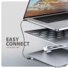AXAGON HMC-STND Stojak z wieloportowy hub Aluminiowy 7in1, 5Gbps, do 10-16 cali laptopów, nastawny, 3x USB-A, HDMI 4